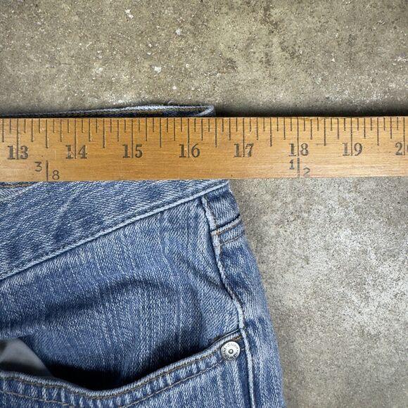 Y2K Calvin Klein Jeans Bootcut Women’s‎ Size 12 Blue Denim Stretch - Picture 9 of 12